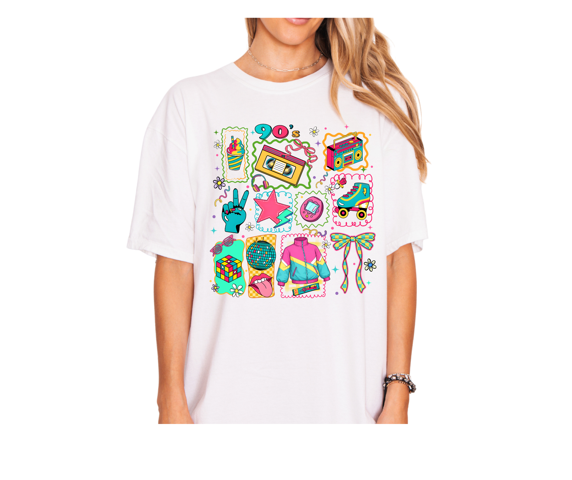 90’s Collage Tee 🌈✨