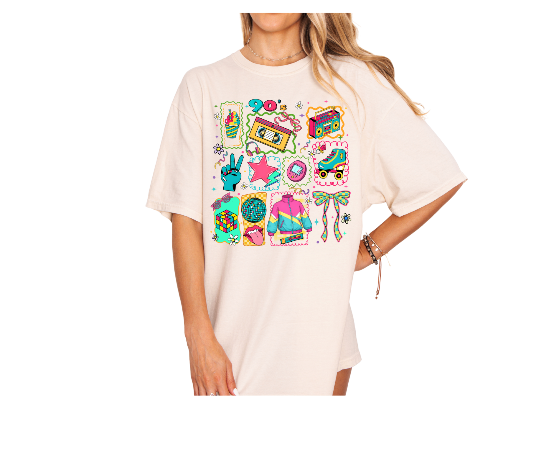 90’s Collage Tee 🌈✨
