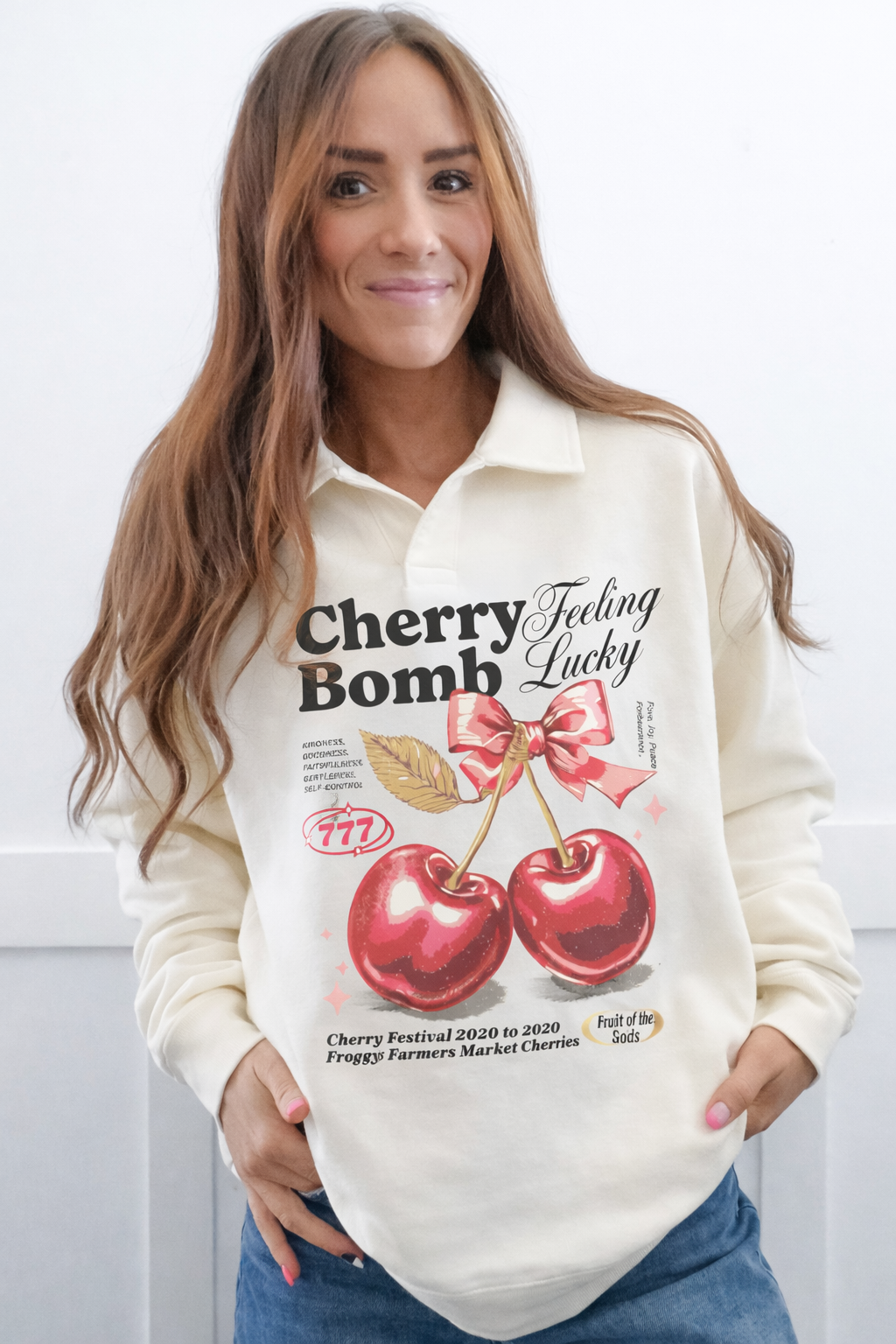 Cherry Bomb Feeling Lucky Sweatshirt
