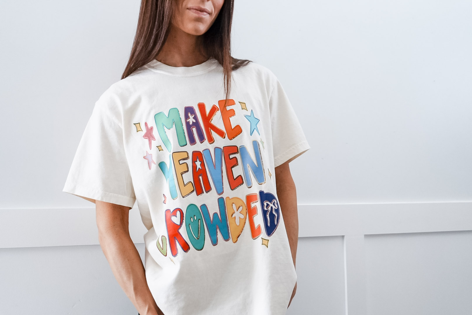 Make Heaven Crowded Tee ✨🌈