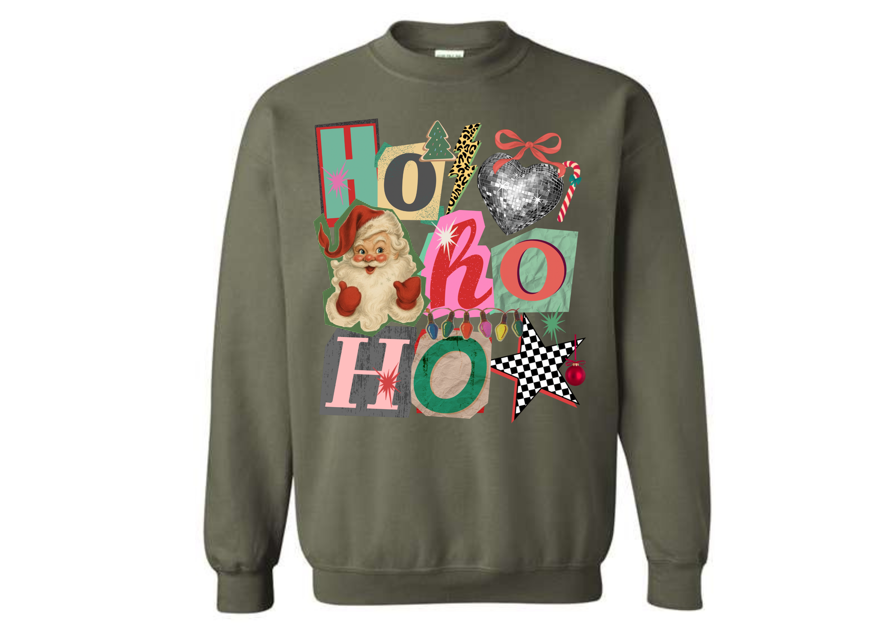 Ho Ho Ho Vintage Christmas Sweatshirt