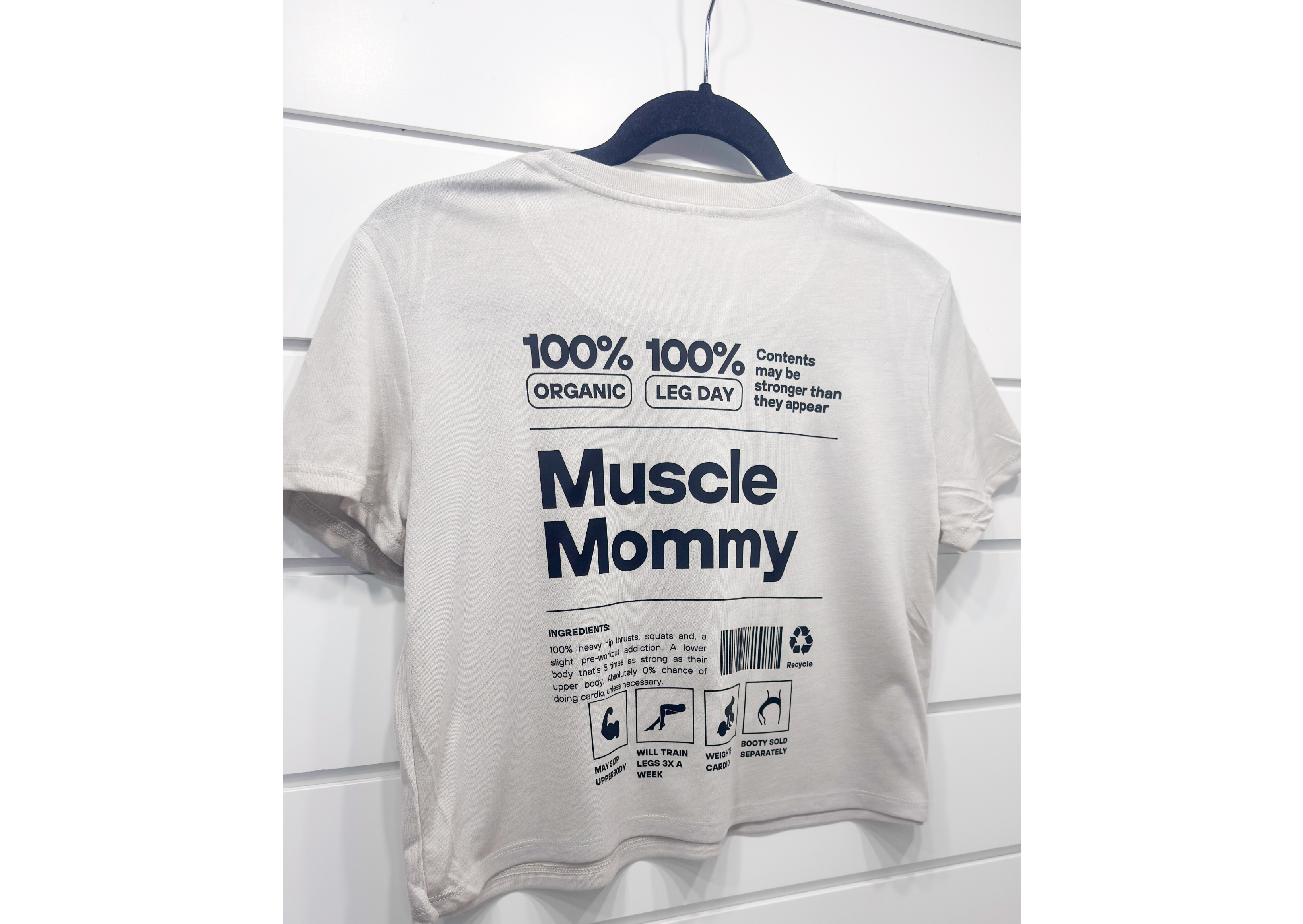 Muscle Mommy Crop Tee